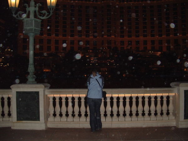Watching the Bellagio Fountains