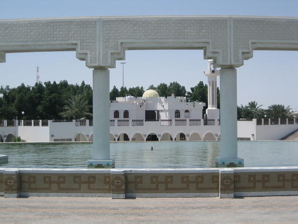 Park Area with Mosque