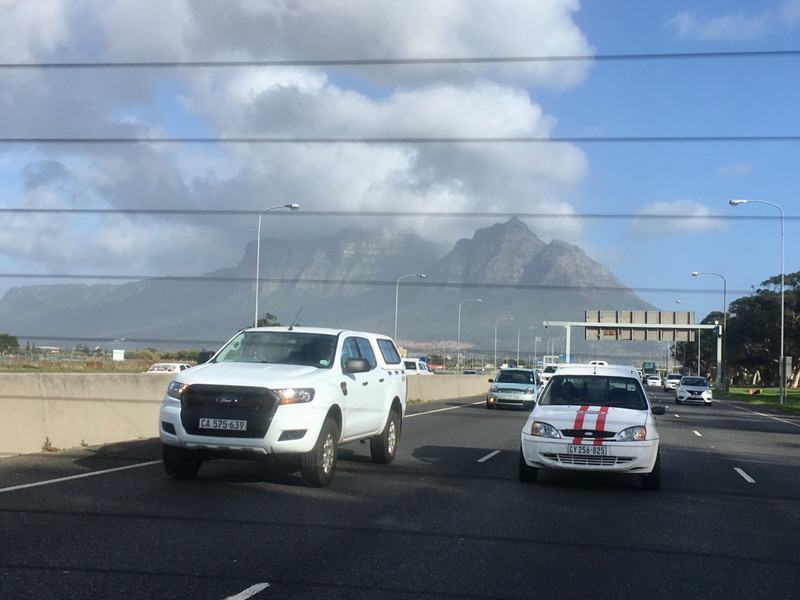 Table Mountain side view