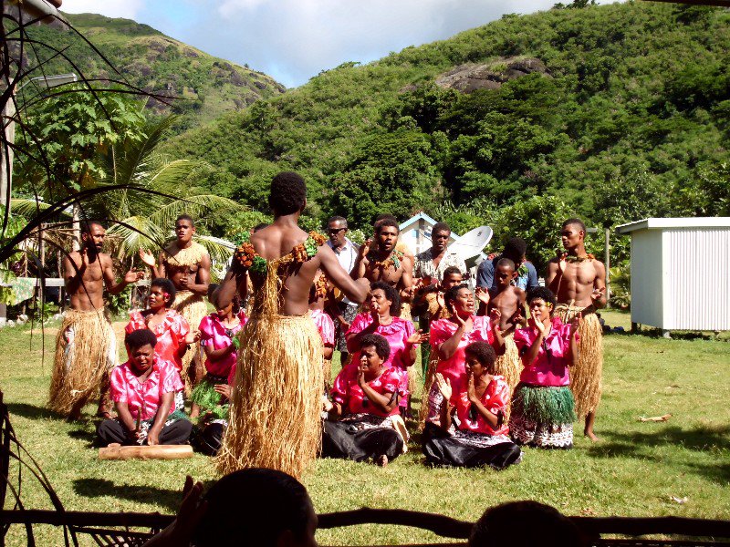 Fijian village visit welcome