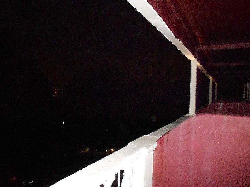 Balcony at night