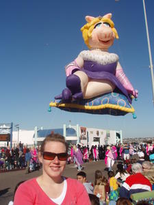 Miss Piggy (in the back- the baloon!)