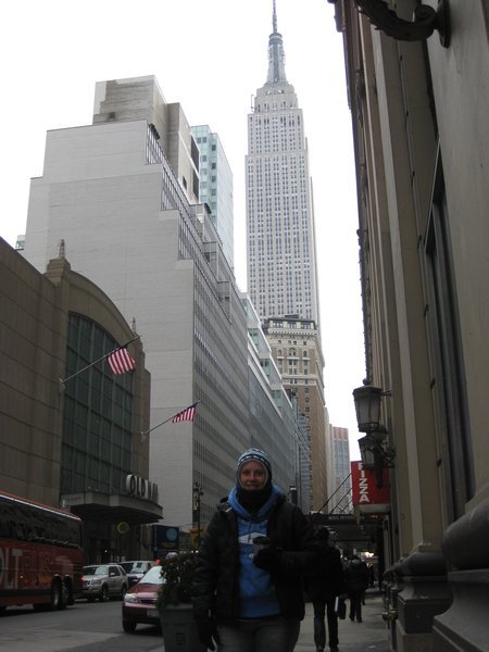On the way to Empire State Building