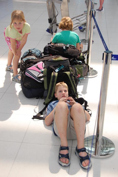 Waiting at Bangkok Airport
