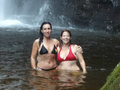 Kellee and I after the retreat. back at the waterfall