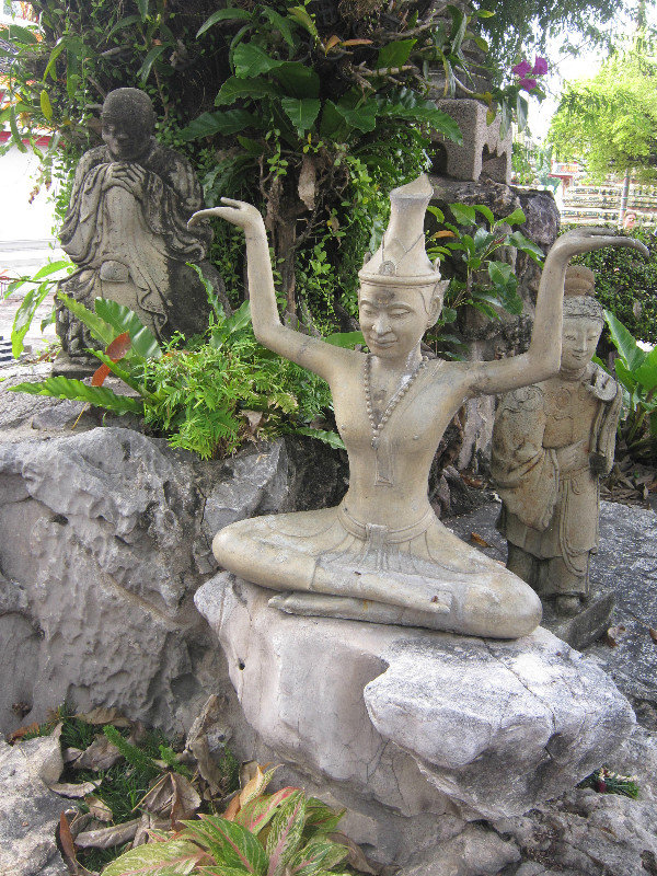 Yoga statue