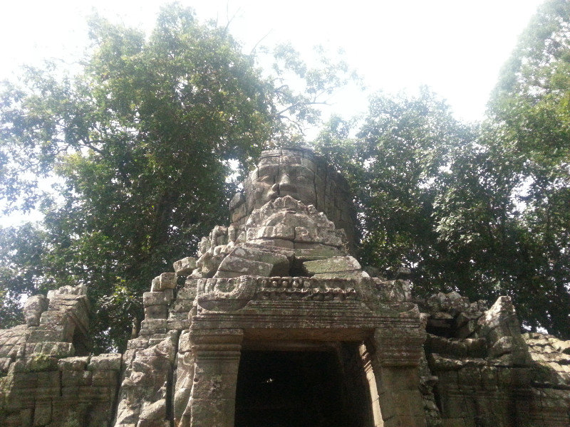 Entrance to one of the temples