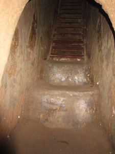 Stairs out of the tunnel