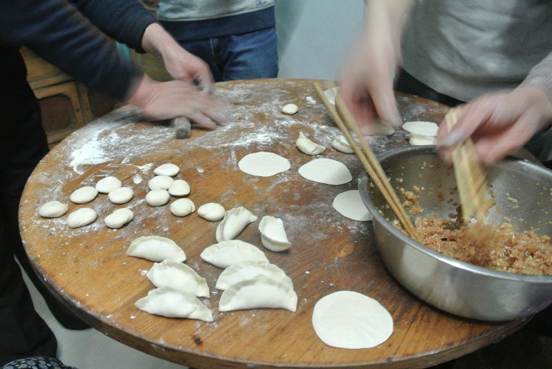 dumpling making