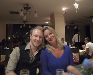 Jens Christian jr with sister Linda