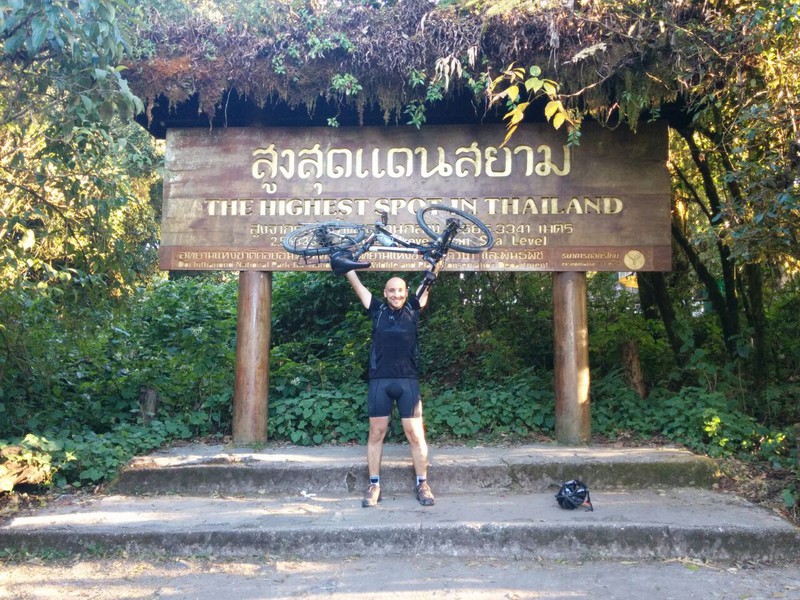 Mo  at the highest spot in Thailand