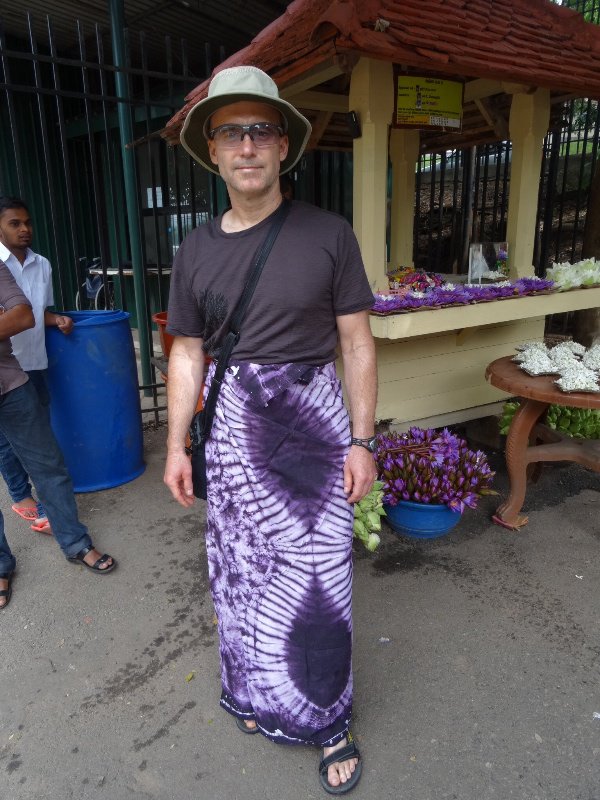 Barry in a tie-dyed sarong