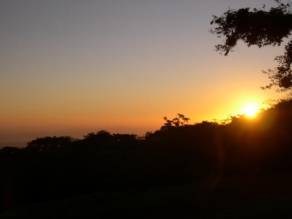 Typical sunset in Monteverde