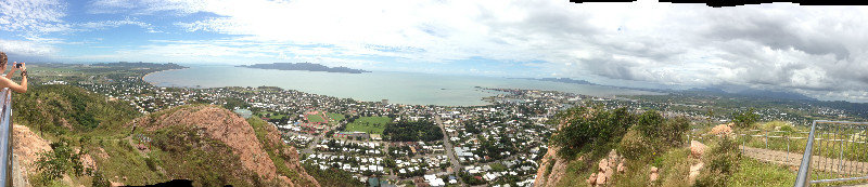 The view of Townsville from the rock
