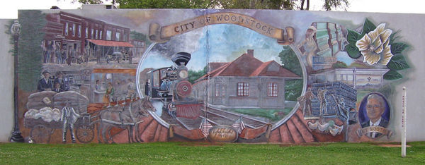 Woodstock Centennial Mural