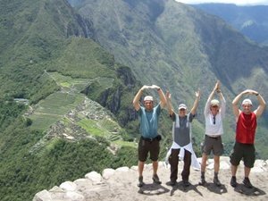 Team Ohio at Machu Picchu