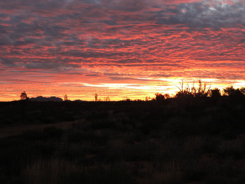 Ayers Rock - Sunset - The Olgas