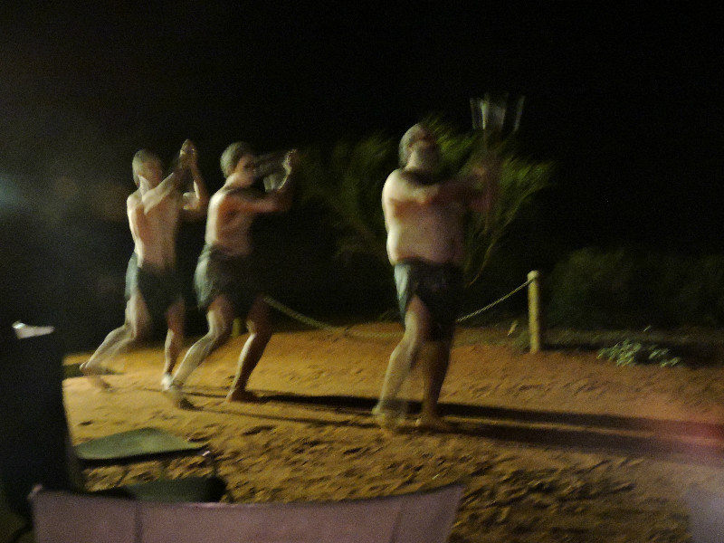 Ayers Rock - Sunset - Anangu people sharing their dances :-)