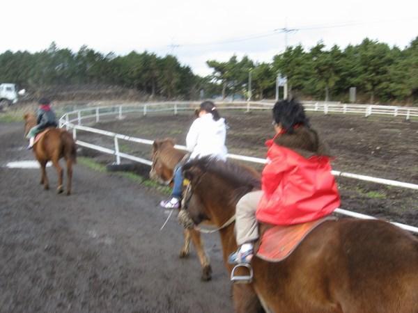 More horse riders