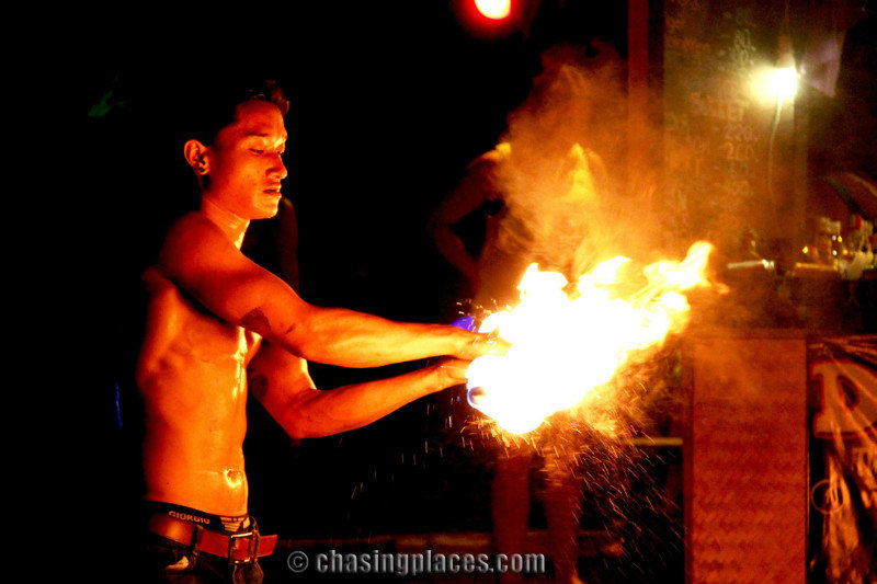 A Fire Performer at Full Moon Party