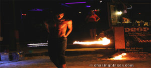 A Fire Performer at Full Moon Party