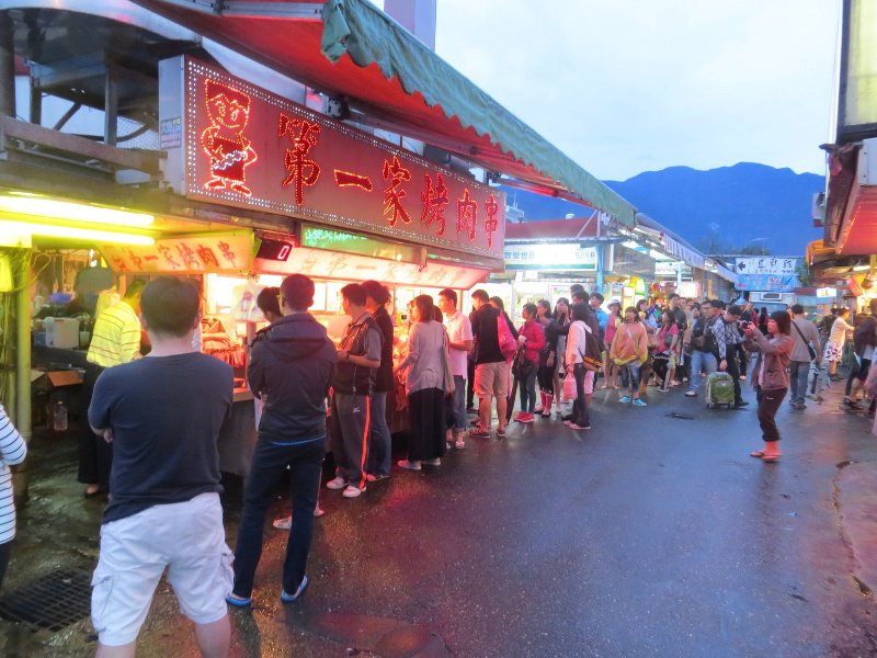 Busy stall at the night market