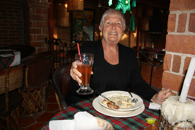 Carolyn, dinner at The Bodega