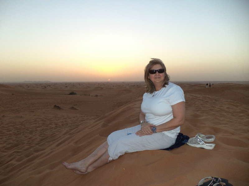 Mom- Desert sunset