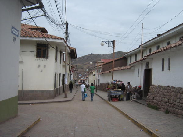 petite rue tranquile a cuzco