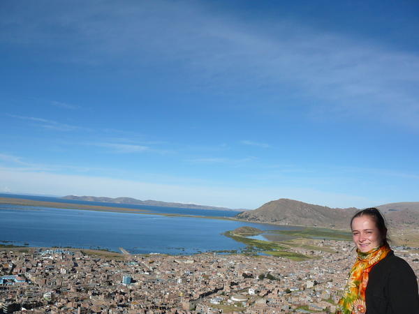 Voici une vu du Lac Titicaca 
