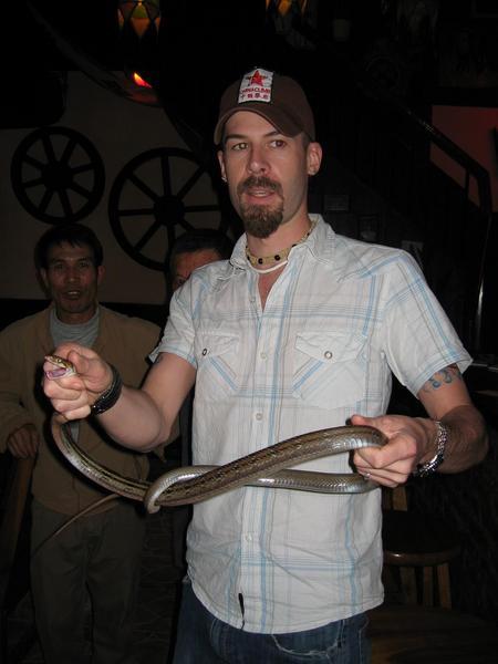 The snake that Russell ate