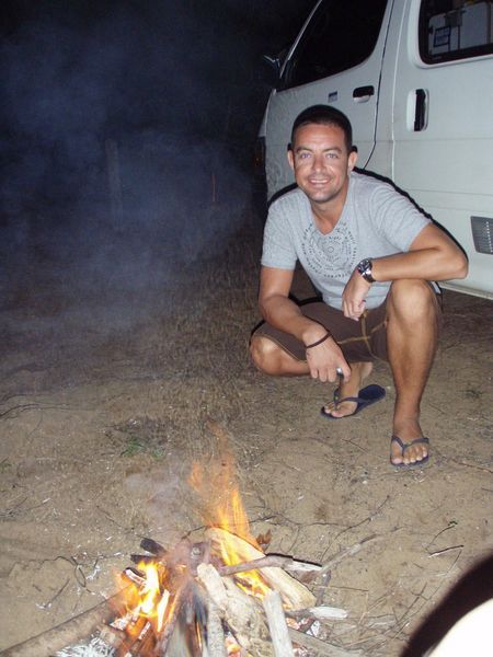 My first camp fire