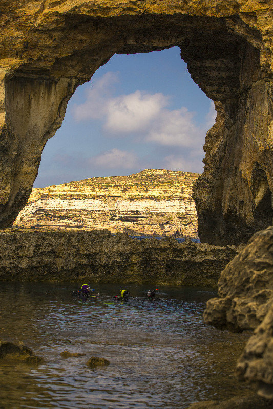 Blue Hole Dive, Gozo