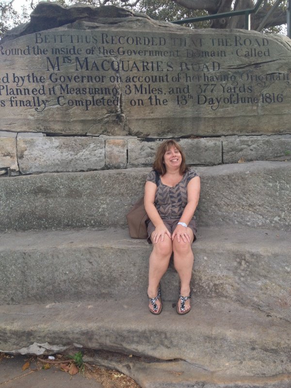 Me at Macquarie's chair