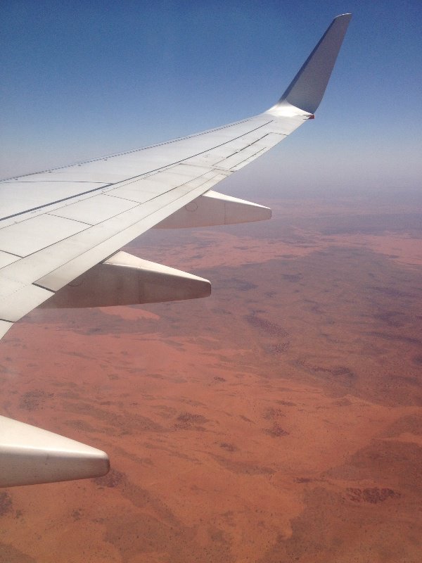 First glimpse of the red desert 