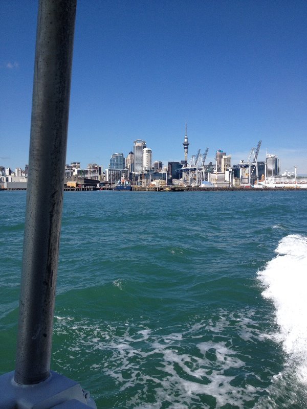 Auckland from the ferry