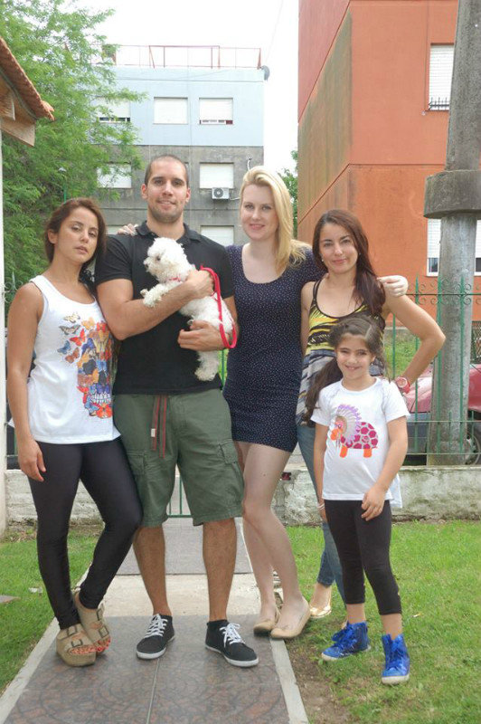 With Leandro's Cousins in La Plata