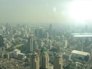 Bangkok view from Bayoke Sky-1 