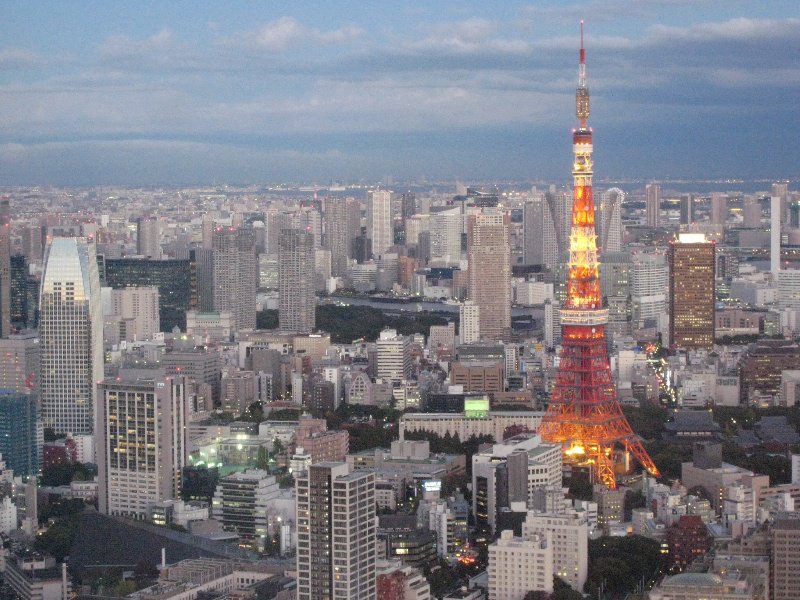 Uitzicht van Mori tower