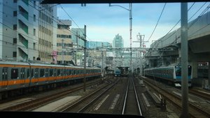 Yamanote line through Tokyo