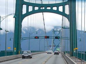 Lions Bridge on my way to North Vancouver
