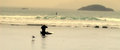 Surfer on Cox Bay