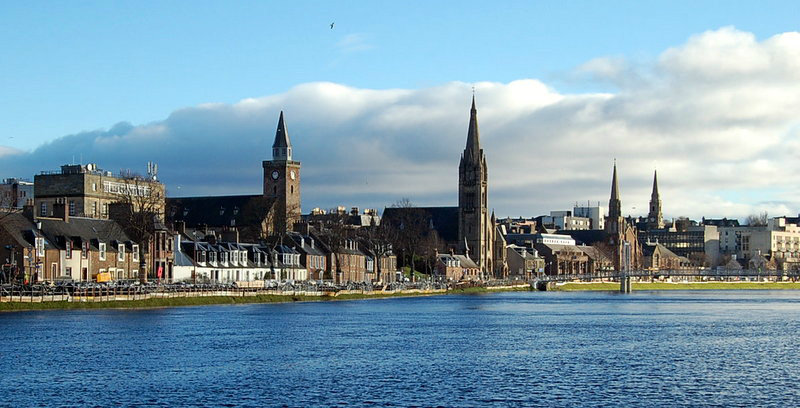 Inverness on a nice sunny day