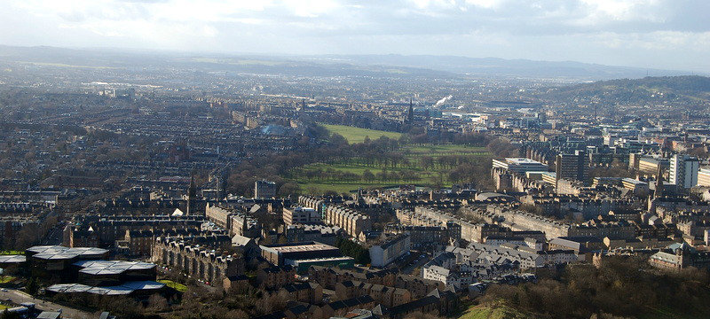 View from Holyrood hill