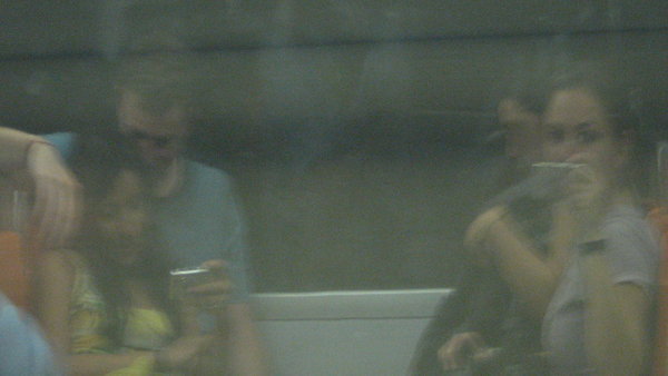 M. Jose, Trevor y Yo en el Subway
