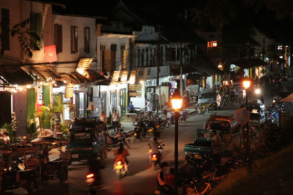 Luang Prabang at night