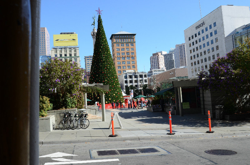 Union Square- is that really a Christmas tree!!!