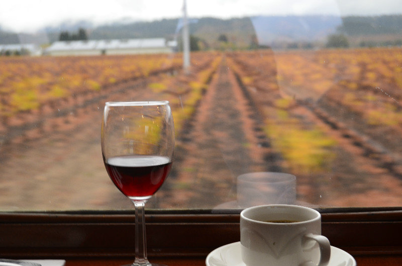 View from the Napa Valley Wine Train
