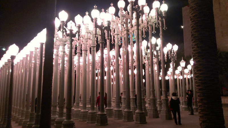 Installation in front of the LACMA