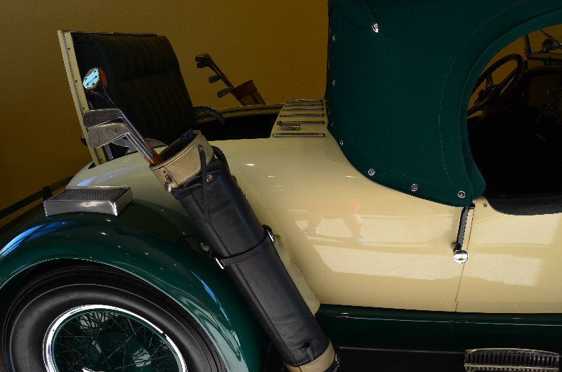 Kissel Car from the Nethercutt Museum with Golf club attachments